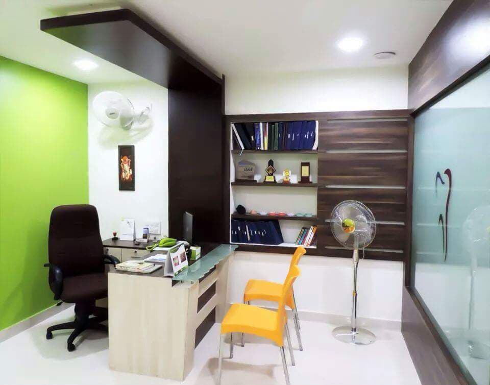 Clinic Consultation Room With Accent Wall Storage